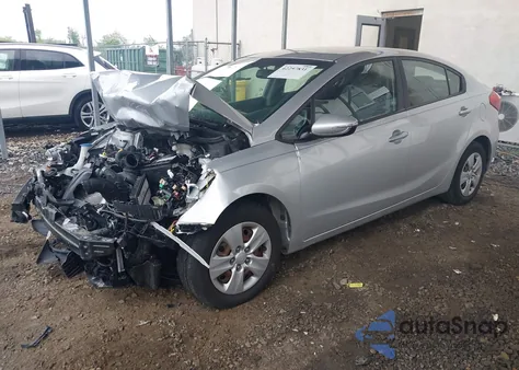 2016 Kia Forte Lx из США, поврежденный, VIN KNAFX4A67G5541315